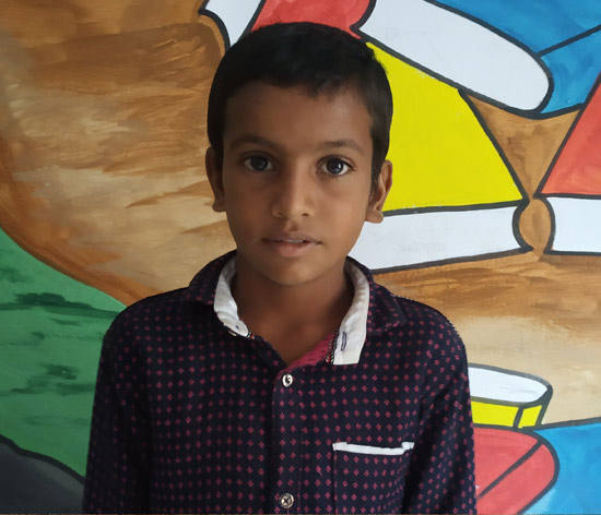 Dalpat, a class 5 student, has been helping the Parag team distribute school books to other students