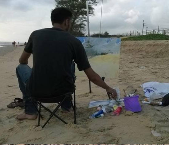 Bhargav Kulkarni trained as a painter before becoming an illustrator of children’s books