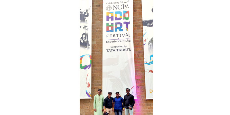 IIP's senior students at NCPA's Add Art Festival that celebratedd it's 50 years in association with Tata Trusts
