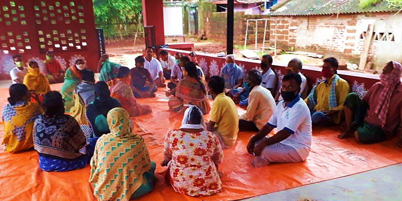 Meetings organised by the Tata Trusts Jaga Fellows and Field Team for the Kathagada Parbatia Sahi slum community for raising awareness on Jaga Mission and the slum upgradation initiative