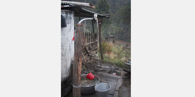 Access to running water at home has reduced Mrs Chang’s drudgery